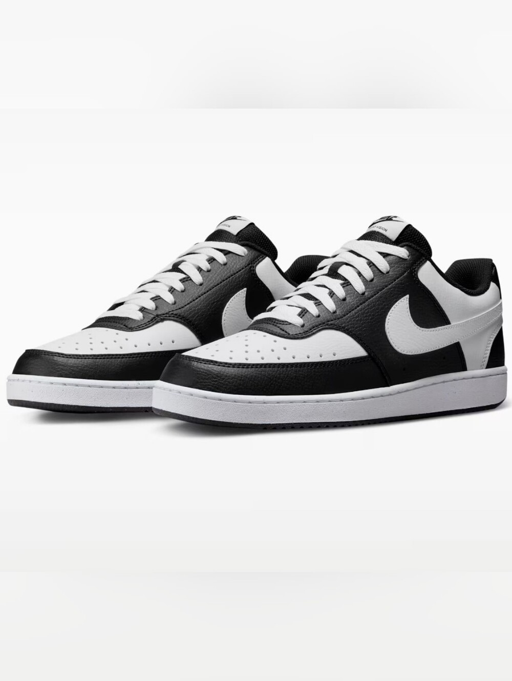 Nike FIRE! NWOB! Court Vision Low Sneakers in Bkack/White. Sz 7.5 R2S! - Picture 4 of 13